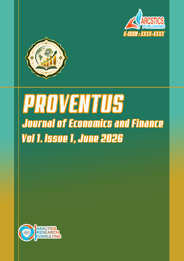 					View Vol. 1 No. 01 (2026):  PROVENTUS: Journal of Economics and Finance 
				